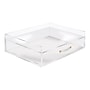 Russell+Hazel Bloc Acrylic Cabinet, Clear/Gold (31385)~#|#~sp108586699_sc7