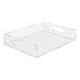 Russell+Hazel Stackable Front Loading Letter Tray, Letter Size, Clear Acrylic (31727)~#|#~sp108586706_sc7