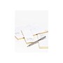 Russell+Hazel In Due Time Notepad Set, Gold/White, 80 Sheets/Pad, 3 Pads/Pack (27619)~#|#~sp108586712_sc7
