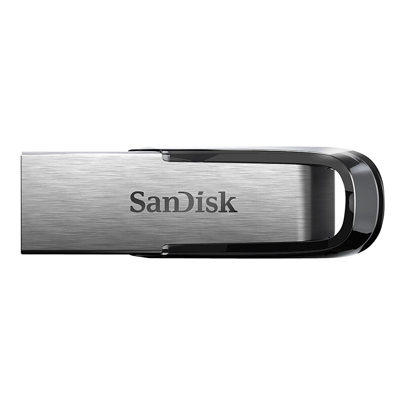 SanDisk Ultra Flair 256GB USB 3.0 Type A Flash Drive, Silver/Black (SDCZ73-256G-A46) image 1