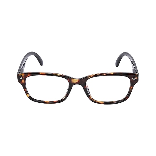 SAV Eyewear Blue Light Glasses, Dark Brown Tort Frame (EBL04000201