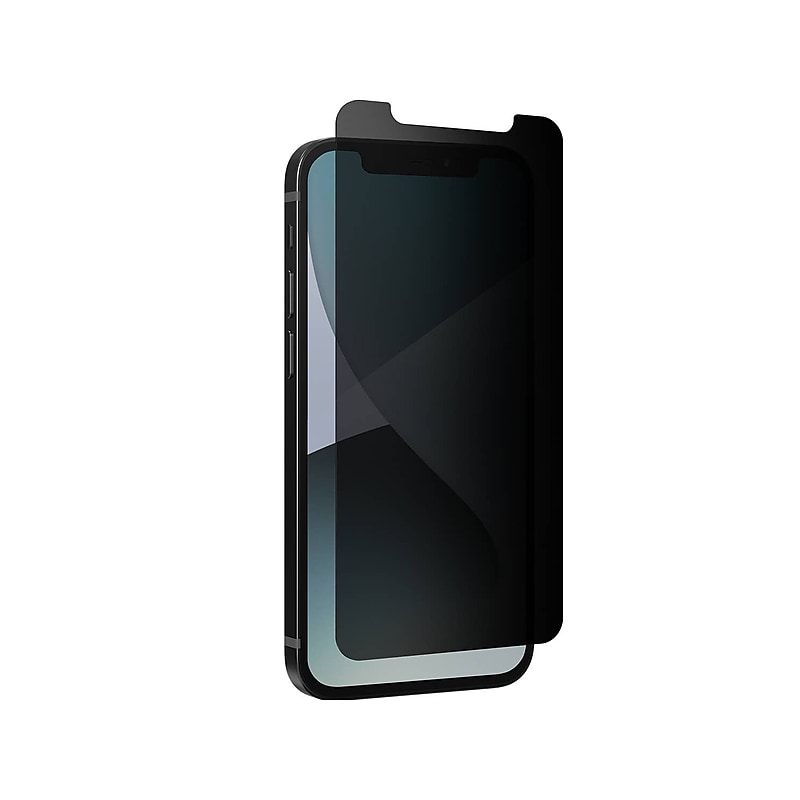 invisibleSHIELD Glass Elite Privacy+ Glass Privacy Filter & Screen Protector for iPhone 12 mini (200106679) image 1