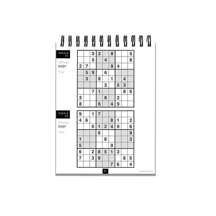 TF Publishing The World Needs More Puzzles Sudoku Pad
