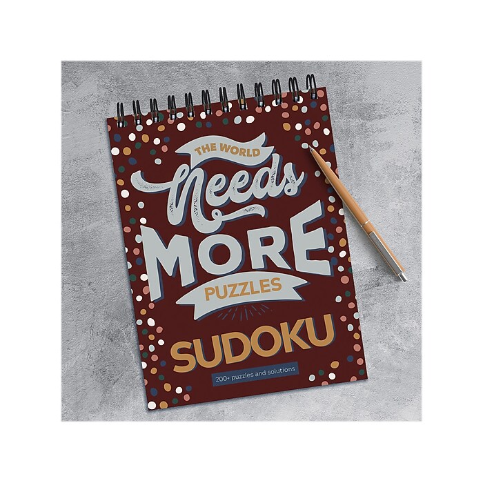 TF Publishing The World Needs More Puzzles Sudoku Pad