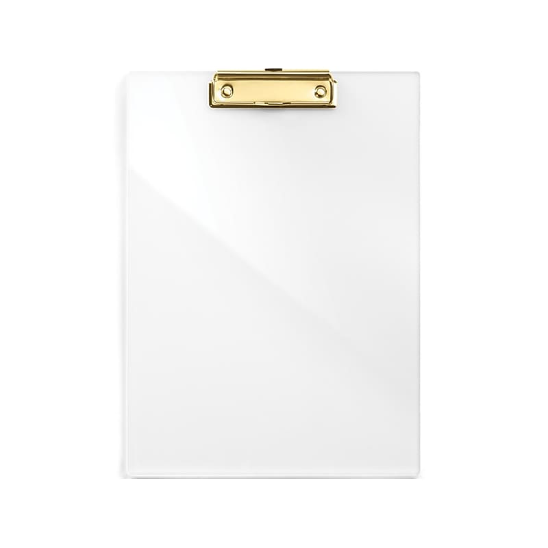 Russell+Hazel Acrylic Clipboard, Letter Size, Clear (81933) image 1