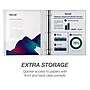 Samsill Durable 1/2" View Ring Binders, Round Ring, Made in USA, White, 8/Pack (S88437)~#|#~sp109067617_sc7