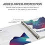 Samsill Durable 1/2" View Ring Binders, Round Ring, Made in USA, White, 8/Pack (S88437)~#|#~sp109067619_sc7