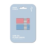 Gigastone 32GB USB 3.0 Flash Drive, 2/Pack (TE-U332GB-2PK-R)