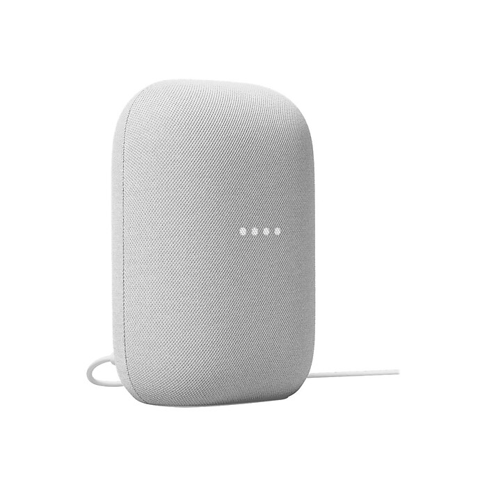 Google Nest Audio Wi-Fi Wireless Smart Speaker, Chalk (5951332