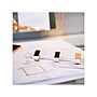 Russell+Hazel Signature 3-Hole Punch, 5-Sheet Capacity, Clear/Gold (44629)~#|#~sp109263640_sc7