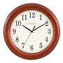 La Crosse Technology 12.5 Inch Cherry Wood Atomic Analog Clock (WT-3122A-INT)~#|#~sp109342774_sc7