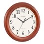La Crosse Technology 12.5 Inch Cherry Wood Atomic Analog Clock (WT-3122A-INT)~#|#~sp109342775_sc7