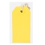 JAM PAPER Gift Tags with String, Small, 3 1/4 x 1 5/8,  Yellow, 100/pack (91931055B)~#|#~sp109344961_sc7