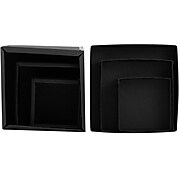 JAM PAPER Nesting Box Set, Small, Medium & Large, Black Kraft, 3/pack
