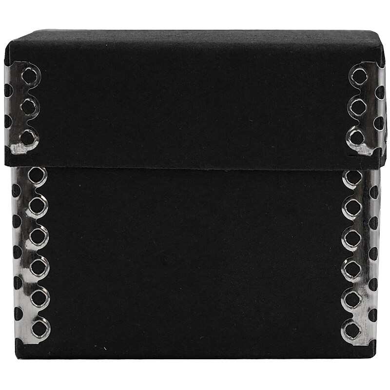 JAM PAPER Nesting Boxes, 3 1/4 x 3 1/4 x 2 3/4, Black Kraft, Box image 1