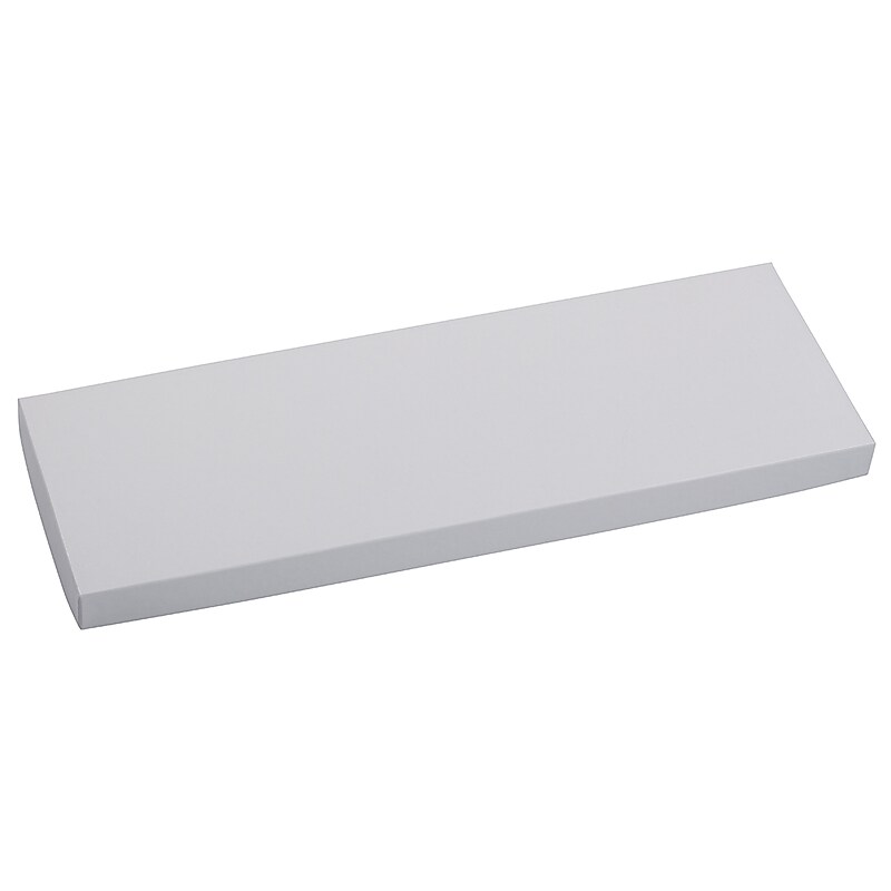 JAM PAPER Glossy Tie Box, 14 1/2 x 4 3/4 x 3/4, White image 1