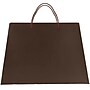 JAM Paper Matte Trapezoid Gift Bags with Rope Handles, 12" x 5" x 11", Matte Chocolate Brown, 100 Bags/Pack (1181214684B)~#|#~sp109345326_sc7