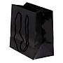 JAM Paper Glossy Gift Bag with Rope Handles, 6.5" x 6.5" x 3.5", Black, 100 Bags/Pack (896GLBL100)~#|#~sp109345360_sc7