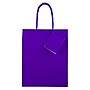 JAM Paper Glossy Gift Bag with Rope Handles, 8" x 4" x 10", Purple, 3 Bags/Pack (672GLPUB)~#|#~sp109345472_sc7