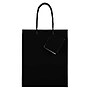 JAM Paper Glossy Gift Bag with Rope Handles, 8" x 4" x 10", Black, 3 Bags/Pack (672GLBLB)~#|#~sp109345504_sc7