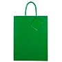 JAM Paper Glossy Gift Bags with Rope Handles, 10" x 13", Green, 3 Bags/Pack (673GLGRB)~#|#~sp109345529_sc7