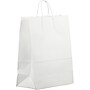 JAM Paper Solid Gift Bags, 12.625" x 15.5" x 6", White Kraft, 100 Bags/Pack (674KRWHB)~#|#~sp109345546_sc7