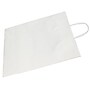 JAM Paper Solid Gift Bags, 12.625" x 15.5" x 6", White Kraft, 100 Bags/Pack (674KRWHB)~#|#~sp109345550_sc7