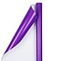 JAM Paper Wrapping Paper, 25 Sq. ft. x 30", Purple, 2/Pack (165S25PUG)~#|#~sp109345733_sc7