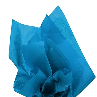 JAM PAPER Tissue Paper, Bright Blue, 20 Sheets/Pack (1152346A)