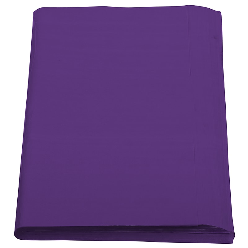 JAM Paper 20" x 26" Tissue Paper, Purple, 480 Sheets/Pack (1152385) image 1