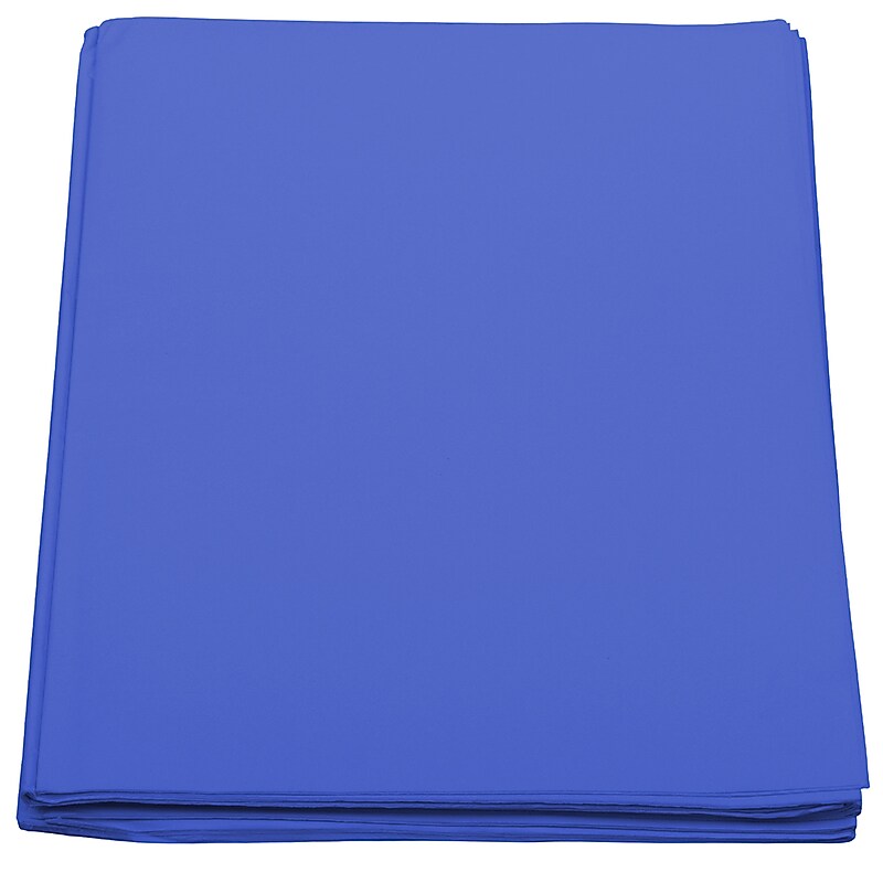 JAM Paper 20" x 26" Tissue Paper, Presidential Blue, 480 Sheets/Pack (1155679) image 1