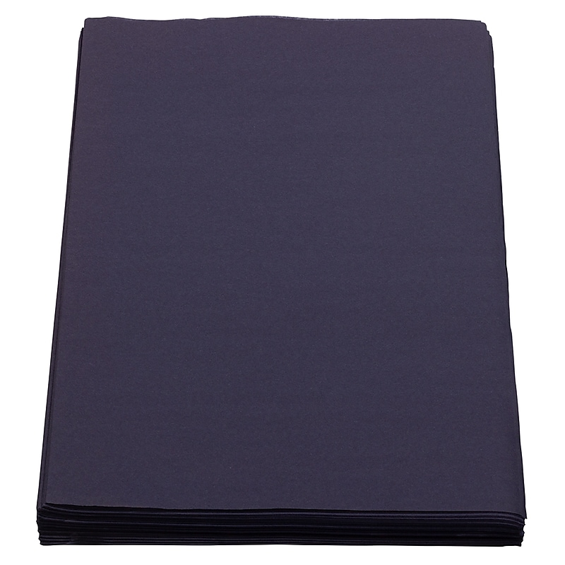 JAM Paper 20" x 26" Tissue Paper, Navy Blue, 480 Sheets/Pack (1152383) image 1