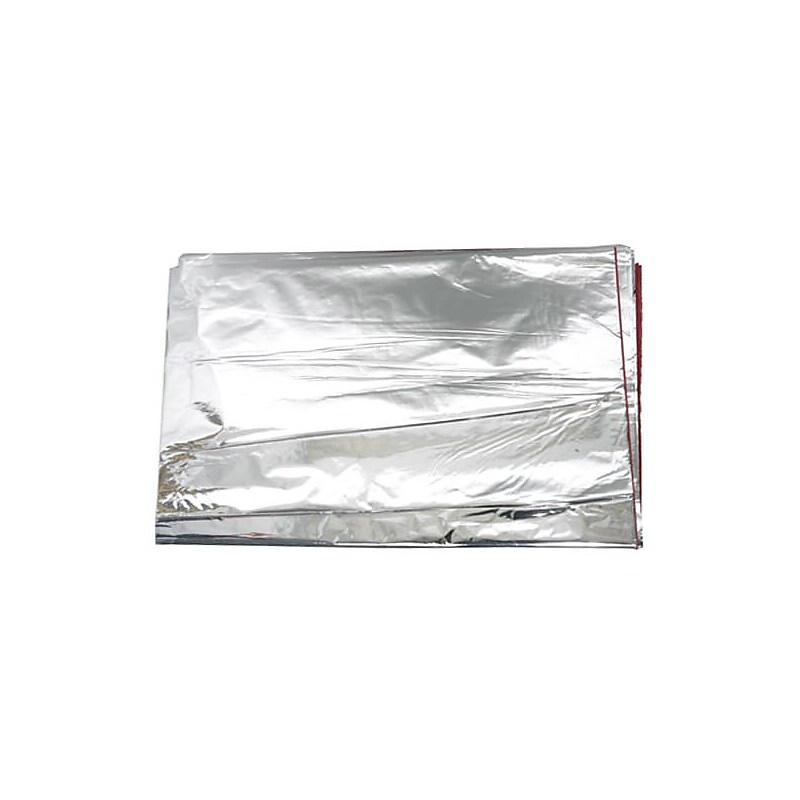 JAM Paper 20" x 26" Tissue Paper, Silver Mylar, 100 Sheets/Ream (1172423) image 1