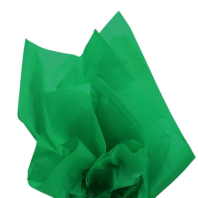 JAM Paper 20" x 26" Tissue Paper, Green, 20 Sheets/Pack (1152352A) image 1