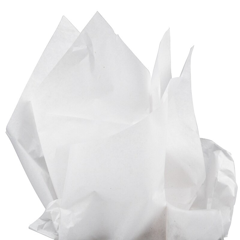 JAM Paper 20" x 26" Tissue Paper, White, 20 Sheets/Pack (11537395A) image 1