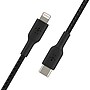 Belkin BOOST CHARGE Braided USB-C to Lightning Cable, 6.6 ft., Black~#|#~sp109346711_sc7