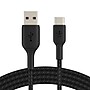 Belkin BOOST CHARGE Braided USB-C to USB-A Cable, 15 cm / 6", Black~#|#~sp109346722_sc7
