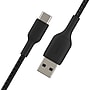 Belkin BOOST CHARGE Braided USB-C to USB-A Cable, 15 cm / 6", Black~#|#~sp109346723_sc7