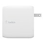 Belkin BOOST CHARGE Dual USB-C PD GaN Wall Charger, 68 W, White~#|#~sp109346881_sc7