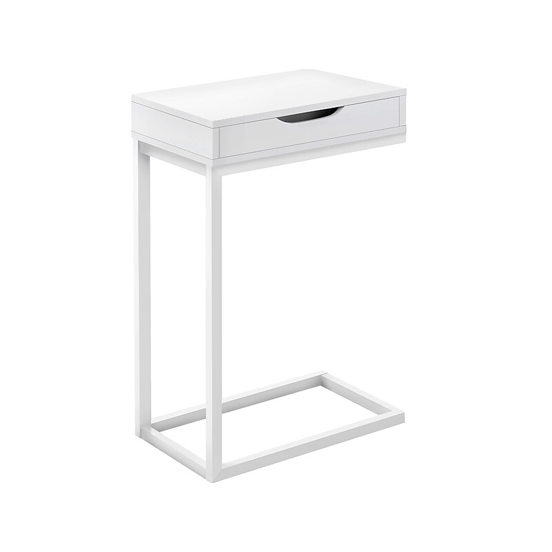 Monarch Specialties Inc. 16" x 10.25" Accent Table, White (I 3601) image 1