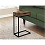 Monarch Specialties Inc. 16" x 10.25" Accent Table, Brown Reclaimed/Black (I 3602)~#|#~sp109347511_sc7