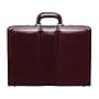 McKleinUSA Daley V Series Leather Locking Attache, Burgundy (80436)~#|#~sp109347539_sc7