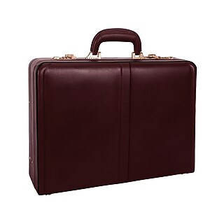 McKlein Lawson V Series Leather Attache, Laptop Compatible