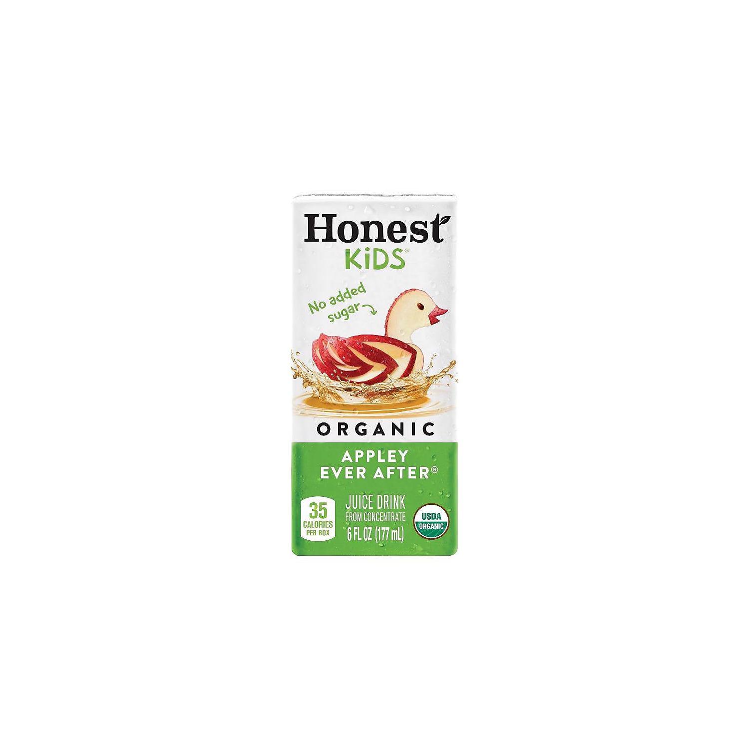 Bebida de jugo de manzana Honest Kids Appley Ever After sin azúcar añadido 6 oz. 50/cartón - Imagen 1 de 1