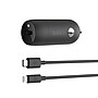 Belkin BOOST CHARGE USB-C to Lightning Cable Car Charger for Multiple Brands, Black (F7U099bt04-BLK)~#|#~sp109349228_sc7