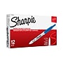 Sharpie Retractable Permanent Markers, Ultra Fine Tip, Blue, 12/Pack (1735792)~#|#~sp109436201_sc7
