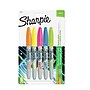 Sharpie Neon Permanent Markers, Fine Tip, Assorted Neon, 5/Pack (1860443)~#|#~sp109436210_sc7