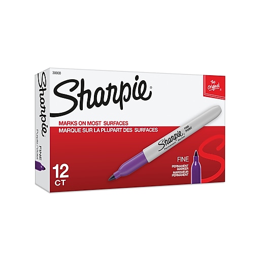Sharpie Brush Tip  Permanent Marker  Purple   New 1810707 