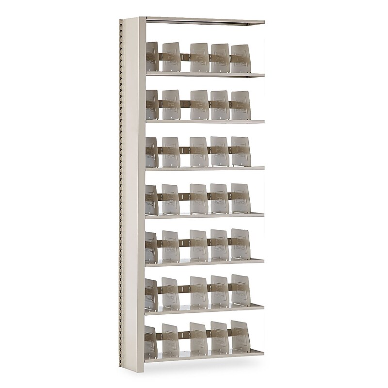 Add-on Unit for Snap-Together Open Shelving, 7-Shelves, 88"H x 36"W image 1