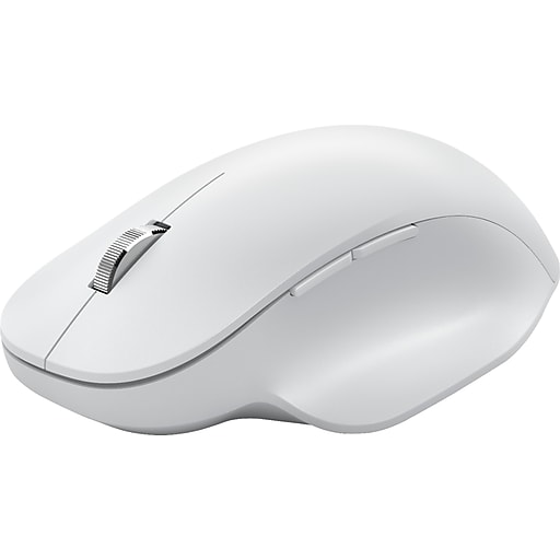 Microsoft Wireless Bluetooth Ergonomic Mouse, Glacier White (222-00017